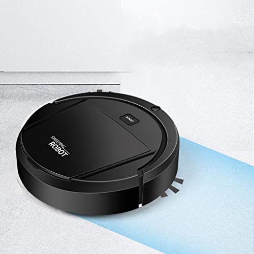 Image of Robot Vacuum Cleaner 3-in-1 Sweep Suck Mop 1200mAh Rechargeable Black