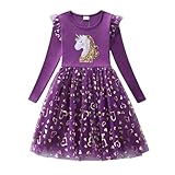 Matière : Cette robe en tulle pour fille est composée d'un haut en coton et d'un tulle en maille polyester. Tissu doux, adapté à la peau sensible des filles. Sans bords tranchants ni coins tranchants qui pourraient blesser votre enfant.