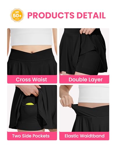 Girls Butterfly Shorts 2 in 1 Flowy Shorts Tennis Skirt Skorts for Girl Size 5-14 Years4