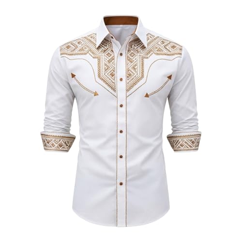 Chemise en denim homme style western finie la tenue ennuyeuse pour le festival de la bière