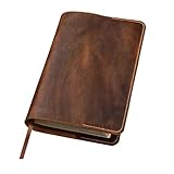Personalized Leather cover for bible KJV, Custom leather holy bible book case cover christian gifts for men women Z04-LBBC05S