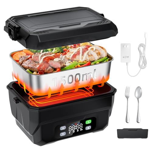 YEJOUMO 100W Cordless Heated Lunch Box