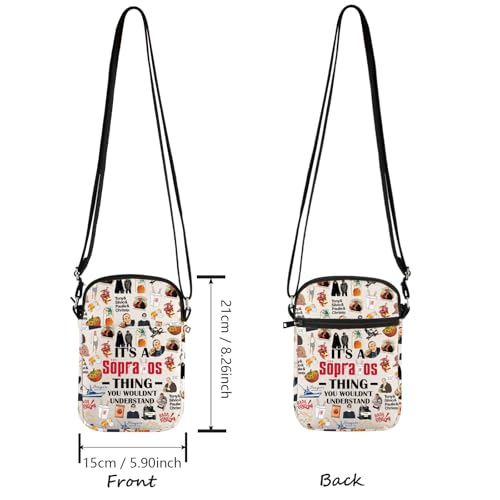 Lywjyb Birdgot TV Show Crossbody Bag Gangster Mafia Gift TV Series Merch Italian Mobster TV Show Gift2