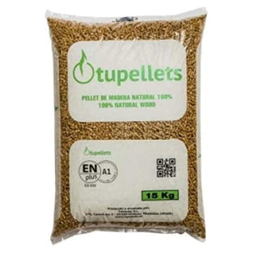 Mugar- Pellet con Certificado ENplus Calidad A1- Sacos de 15 kilogramos - Pellet para Chimenea, Barbacoas y Estufas (150 kg)