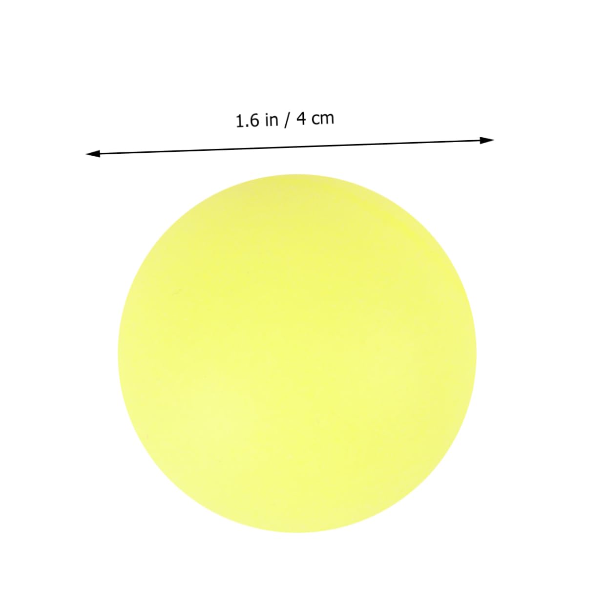 60 Palline da Ping Pong da 40mm in Pp Leggere e Perfettamente Bilanciate, Forma Rotonda per Principianti in Sport All'aperto a Casa