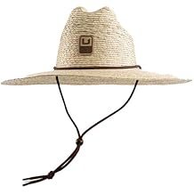 Men's Crushable Straw Hat, Packable Wide Brim Fishing &amp; Beach Hat for Men