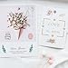 KEKEMEOW 4Sheets 230Pcs Wedding Elements Stickers Romantic Wedding Scrapbook Stickers Love Stickers for Envelope and Wedding Invitation Scrapbooking Journal
