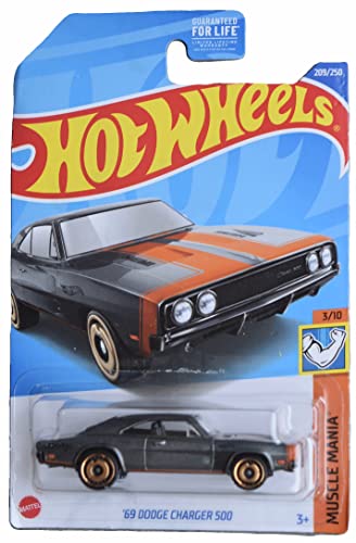 Hot Wheels 69 Dodge Charger 500 miniatura 1