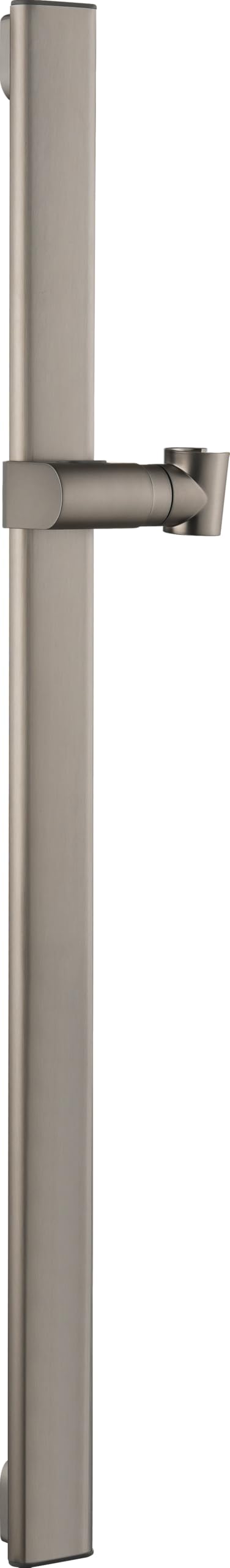 IMEX - Barra de Ducha Pared 65cm Níquel Cepillado | Barra de Acero Inoxidable S.304 Extraplana con Soporte para Alcachofa de Ducha Ajustable | Recambio Original IMEX