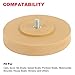 Rubber Eraser Wheel,Decal Remover Eraser Wheel - 4 inch Pad with Drill Adapter - Adhesive Remover Tool,Removes Vinyl Decals,Stripes,Stickers,Tape,Emblems,Cars Trucks RV's Signs and More