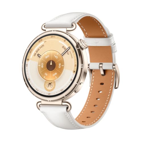 Huawei Watch GT 6 Montre Intelligente GPS de 41 mm, écran Tactile AMOLED, jusqu'à 14 Jours d'autonomie, Cyclisme, Plus de 100 Modes Sport, Compatible iOS et Android, Surveillance de la santé Tout au