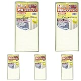 明和グラビアMEIWA 防炎バスカーテン 130cm幅×178cm丈 アイボリー NVS-400 (× 5)