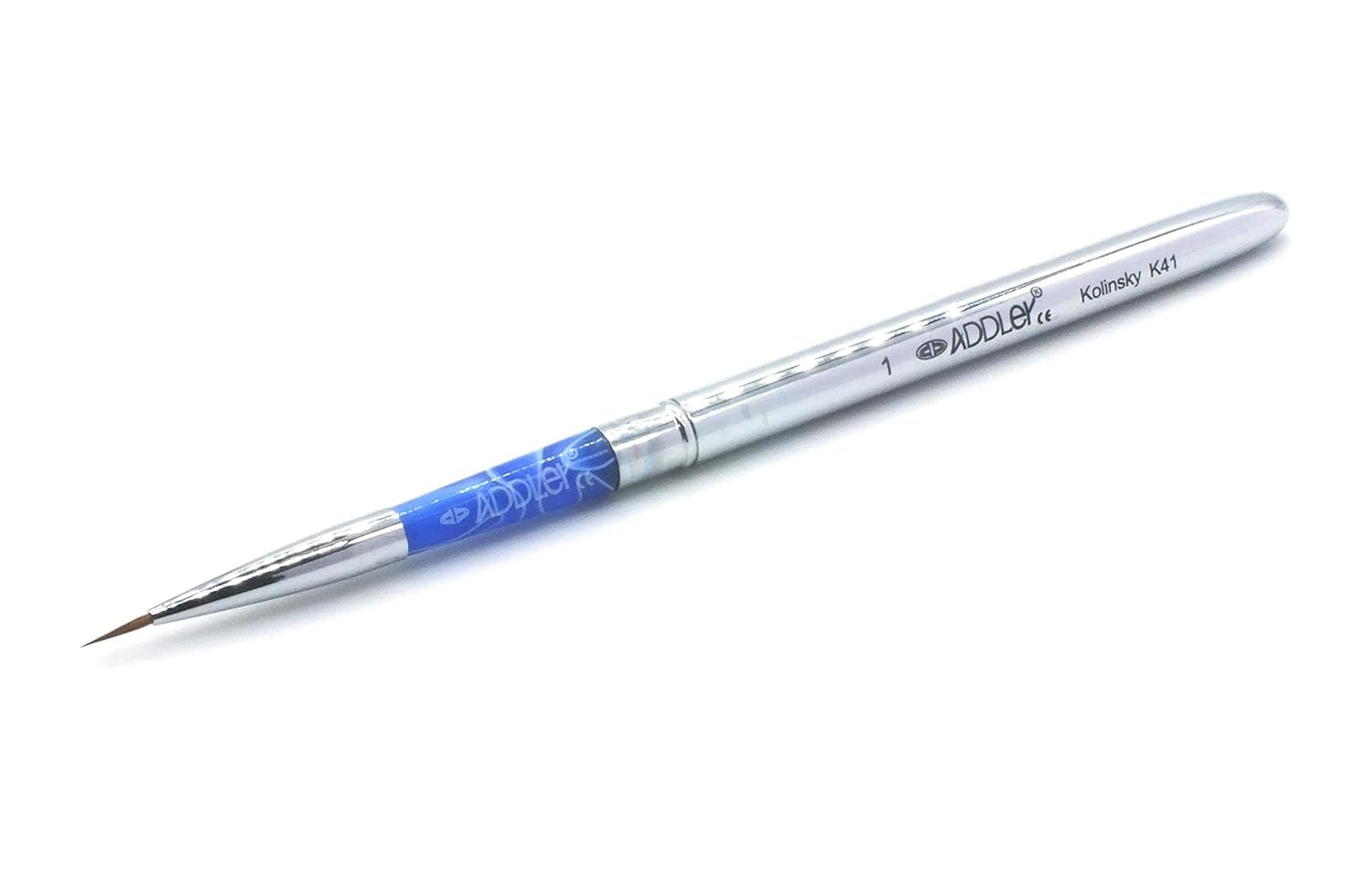 ADDLER Brush Professional Natural Hair for Finest Detail, Dental Lab, Composite, Porcelain, Miniature Painting, Acrylic, Oil, Model, Face or Any Dental Work Qty-1. Assorted Colour Size-1" Strength-image-17