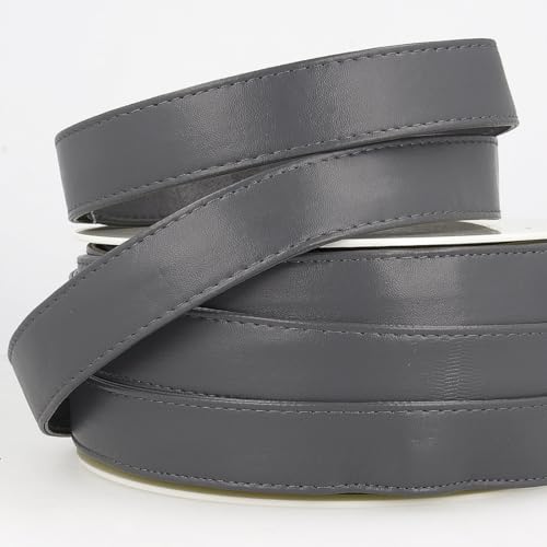 Sangle simili cuir gris foncé ruban 10mm accessoire couture et maroquinerie