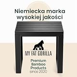 Stołek Drewniany – Meble do Przedpokoju – Ławka Przedpokój | BAM BOO BOX Bambusowy Stołek na Kwiaty – Ławeczka Sypialnia