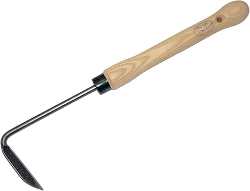 DeWit Desbrozadora con mango de tamaño mediano, herramienta de jardín ligera y duradera con agarre cómodo