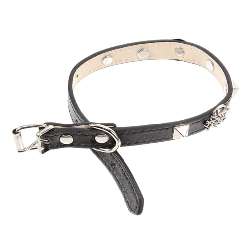 VILLFUL Collar para Perros Estilo Punk Ajustable con Diseño de para Halloween Decorativo y Duradero para Mascotas Pequeñas y Festividades
