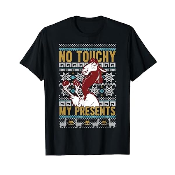 Disney Emperor's New Groove Kuzco No Touchy Ugly Christmas T-Shirt