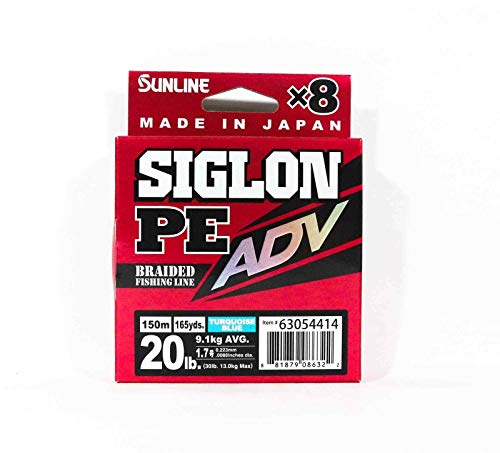 Tresse Sunline Siglon PE ADV Bleue 150m 9.1kg pour la pêche aux leurres