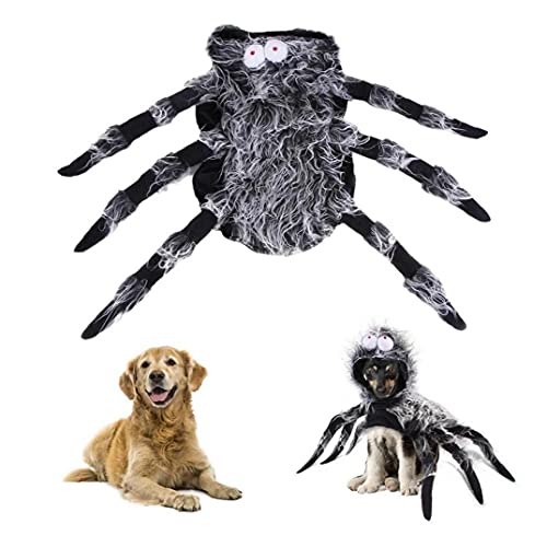 Halloween Pet Spider Kostuum Puppy Kat Cosplay Dress Up Outfit Harness Kleding Props M - Image 8