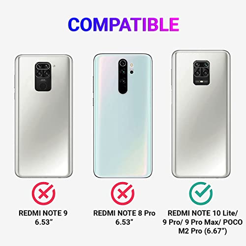 LIRAMARK Silicone Soft Back Cover Case for Xiaomi Redmi Note 10 Lite/Redmi Note 9 Pro/Redmi Note 9 Pro Max/Poco M2 Pro (Black) 2 41mcXHLcp L
