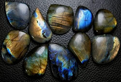 Labradorite cabochon multicolore de 370 carats de qualité supérieure - 3