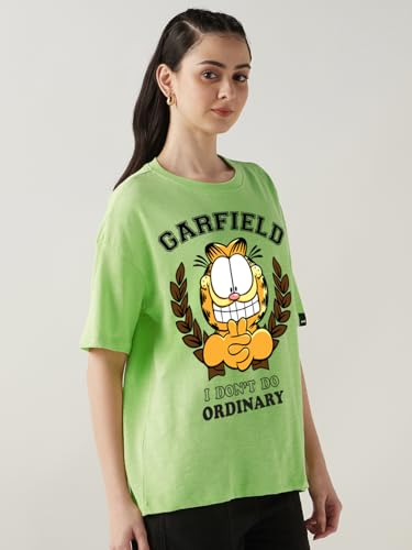 Image of Bewakoof Women's Cartoon Oversized Fit T-Shirt
