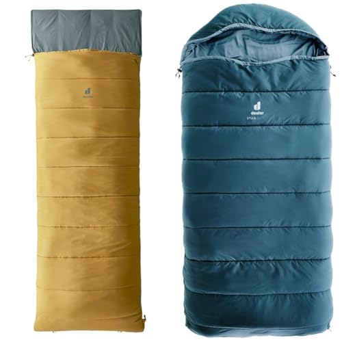 deuter Orbit SQ +6° Kunstfaserschlafsack, Caramel-Teal & Starlight SQ Kinderschlafsack
