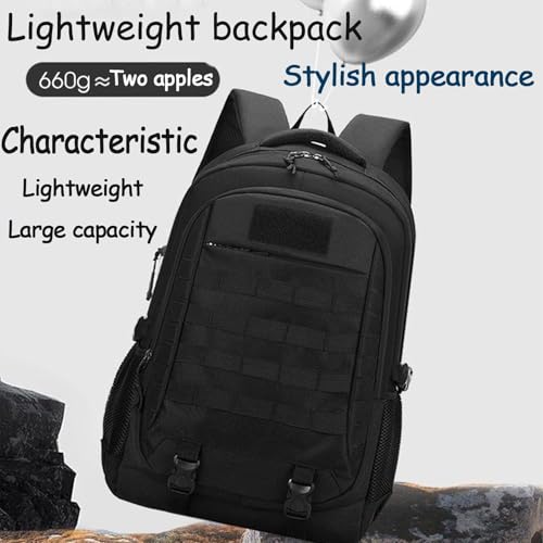 Lawaia Tactical Backpack Mens Rucksack for Men 45L Waterproof Backpack Military Backpack Hiking Backpack Waterproof Rucksack Outdoor Sports Fishing Bag - Image 5