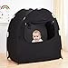 Mengersi Blackout Tent for Pack and Play, Crib Blackout Cover Baby Sleep Pod Sleep Travel Crib Tent,Canopy Cover