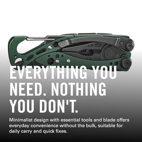 Image of LEATHERMAN, Skeletool CX, 7-in-1 Lightweight, Minimalist Multi-Tool for Everyday Carry (EDC), Home, Garden & Outdoors, OD Green