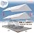 BenefitUSA 10x20 ft Carport Replacement Canopy Garage Top Cover Tent Shelter Tarp with Ball Bungee Cords, Canopy ONLY (Without/Edge)