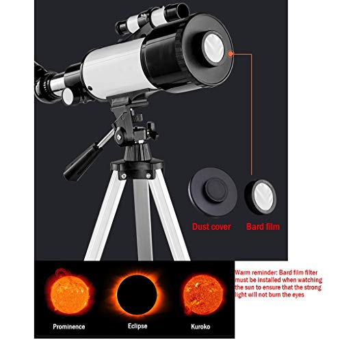 Telescopio para principiantes YXCKG 70mm Refractor AZ miniatura 6