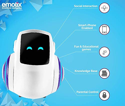 Image of Miko India's First Companion Smartphone Enabled Robot, Chatty Little Genius with Games, Parental Dashboard (Space Black)