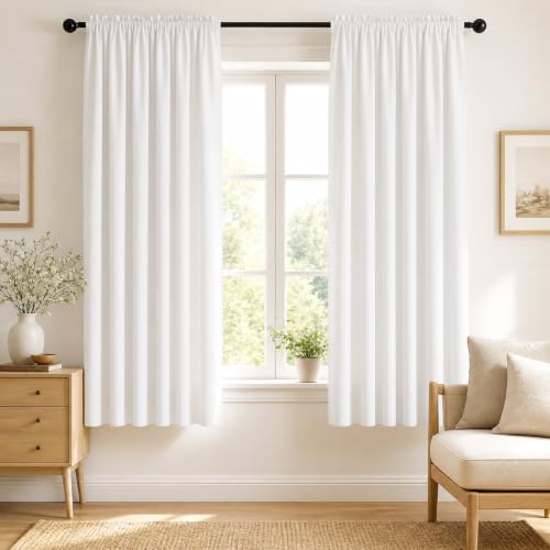Deconovo Black Out Curtains 84 Inches Long for Living Room and Bedroom