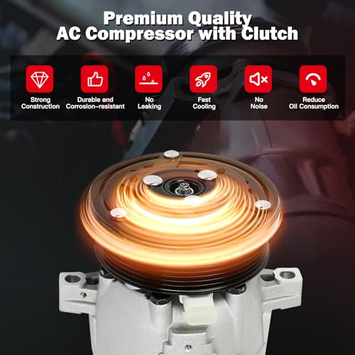 Image of Air Conditioning Compressor for Chevrolet Optra for Suzuki Forenza Reno