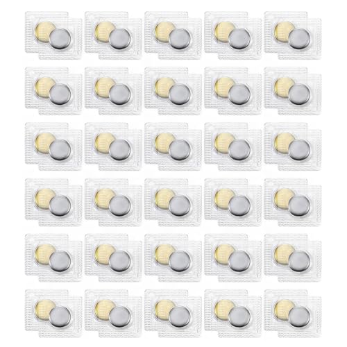 💖 La confezione include: 30 chiusure magnetiche rotonde nascoste, ogni chiusura è lunga 2 cm e il diametro del magnete è di 1 cm.