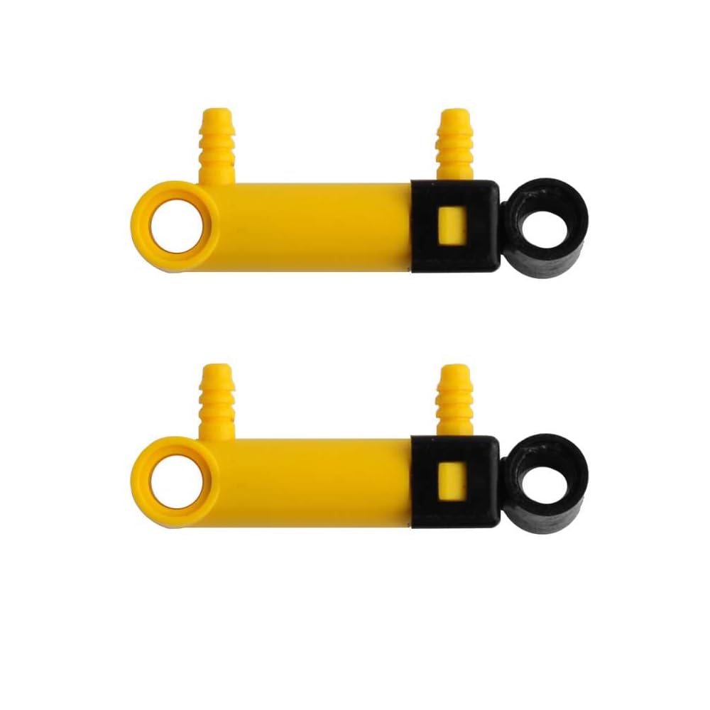 MOC Pneumatic Parts 1x5 V2 Cylinder Push Rod Putter Actuator Compatible with Standard Building Blocks（Pack of 2pcs）