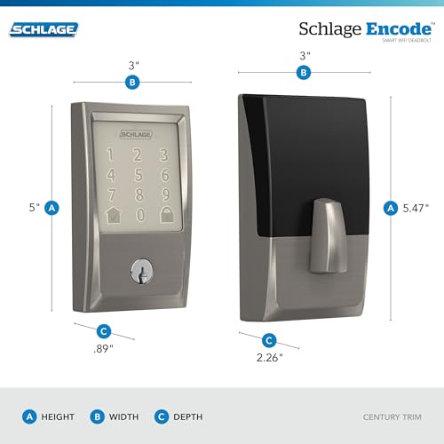 Schlage BE489WB CEN 619 Encode Smart Wi-Fi Deadbolt thumb #2