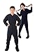 BIG FEET PAJAMA CO. Big Boys & Girls Junior Navy Fleece Footed Pajamas (Medium)