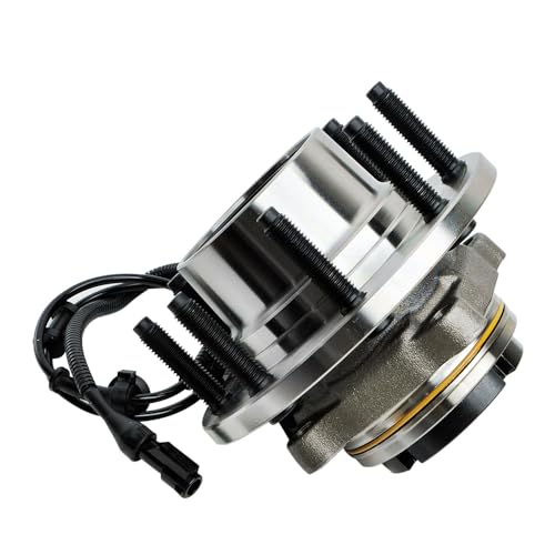 Image of Detroit Axle - 4WD Front Wheel Bearing Hubs for 99-04 Ford F-250 F-350 | Super Duty, 00-02 Ford Excursion, 2000 2001 2002 Wheel Bearing and Hubs Assembly [w /Coarse Thread] Replacement