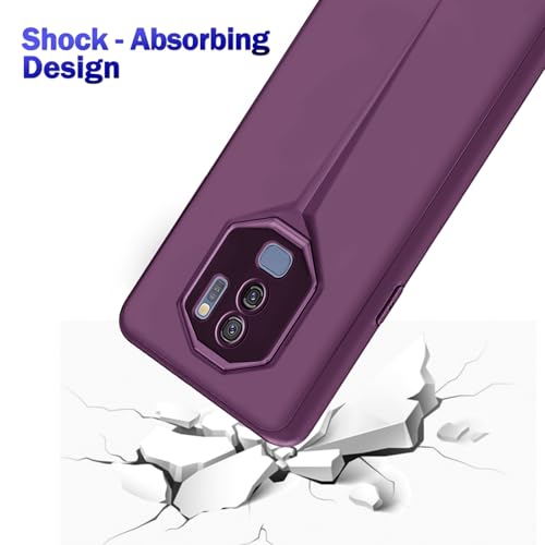 Image of Amazon Brand - Solimo Ultra-Thin Blade Runner Series Matte Finished Camera Protection Soft Back Cover for Samsung Galaxy S9 Plus - Purple