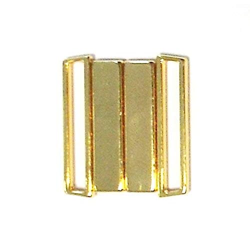 Großhandel für Schneiderbedarf Bikiniverschluss Metall Gold 25 mm Stegbreite