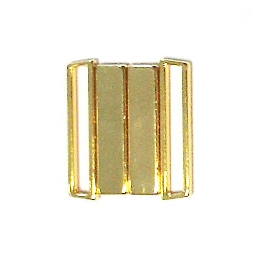 Großhandel für Schneiderbedarf Bikiniverschluss Metall Gold 25 mm Stegbreite