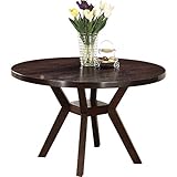 Acme 16250 Drake Espresso Round Dining Table, 48-Inch