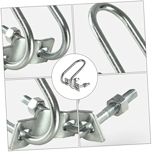 GANAZONO Suporte De Guarda-Chuva De Metal 2 Peças Bandeira De Metal Suporte Para Vara De Pesca Monta