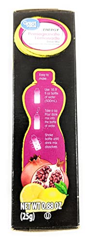 Great Value Sugar Free, Low Calorie Energy Pomegranate Lemonade Drink Mix (Pack Of 6) #TOP1