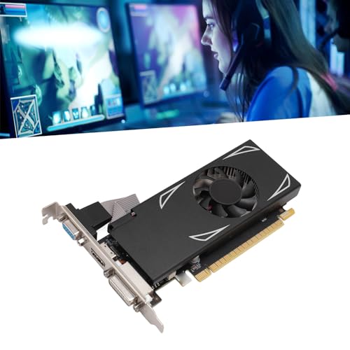 Image of PCI E Graphics Card, Fan 4GB GDDR5 128bit 5000MHz Memory Frequency Computer Graphics Card for Home for PC