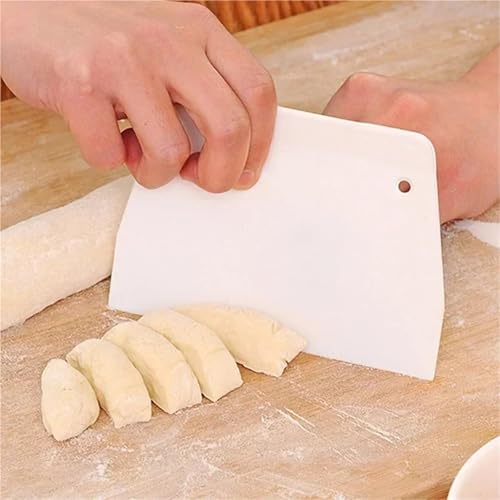 Spatule grattoir pour pâte avec lame plastique multifonction - 5