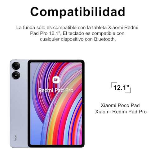 Teclado Trackpad Redmi Poco Pad 12.1 para Estudiar en Cafeterías 2